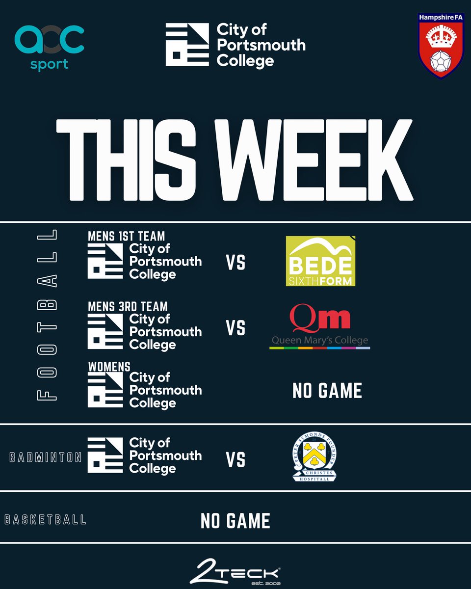 City Of Portsmouth College Sport Academy tweet media