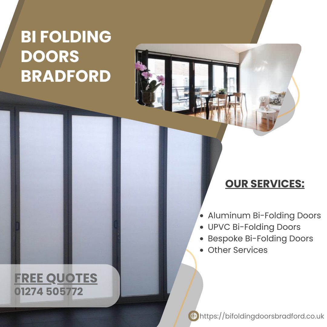 bi_folding's tweet photo. This week, Bi Folding Doors Bradford continued enhancing indoor-outdoor connectivity. Our doors facilitate a seamless transition, enhancing your living experience. Reach out at 01274 505772 or visit https://t.co/U6cs8pDyPe for a FREE quote.

#bradford #aluminumbifoldingdoors https://t.co/sb7ZH0pbED