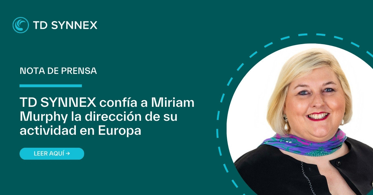 📣 TD SYNNEX ha nombrado a Miriam Murphy nueva presidenta de la compañía en Europa. 

ms.spr.ly/6019iAd4Z

#TDSYNNEXSpain