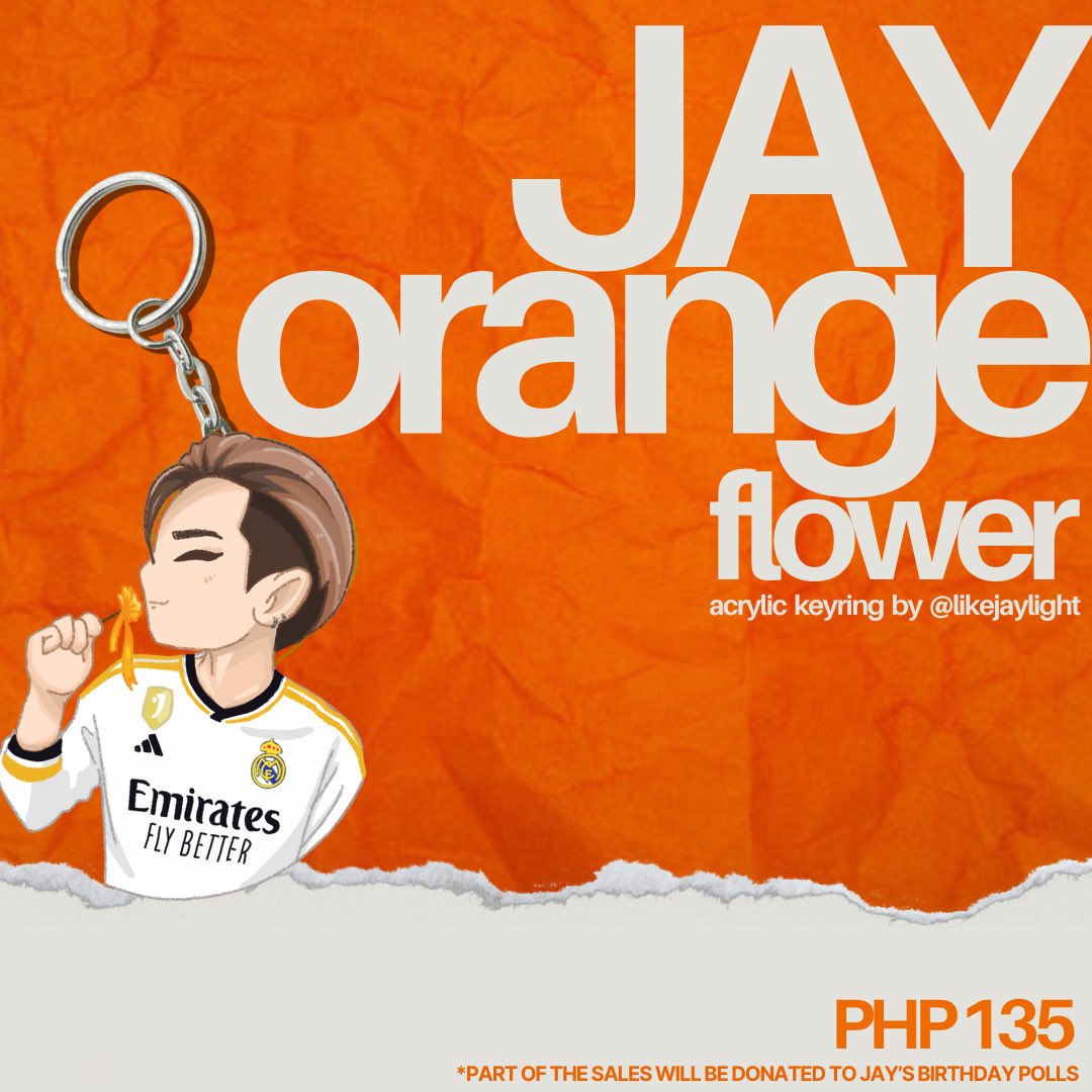 chromeminds's tweet photo. IC INTEREST CHECK 🍊

since some of you are asking if im going to sell my jay acrylic keyring... here it is! plus i added a new one so we can all have a remembrance from fate tour ncc!

135 each &amp; part of the sales will be donated to jay's birthday polls.

REPLY IF INCH 🤍 https://t.co/HZ9dNViauI