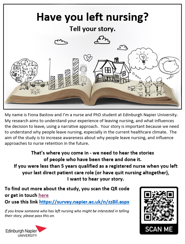 📢Call for participants📢

Please share with your networks 

survey.napier.ac.uk/n/zz8il.aspx