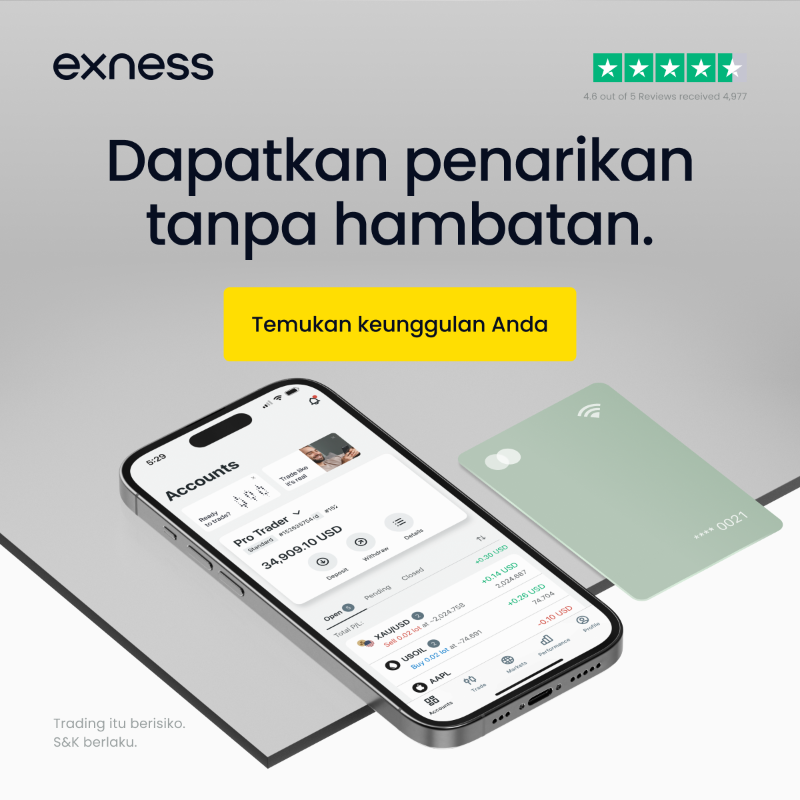 EXNESS's tweet photo. ✔️️ Pilihan aset terbaik
✔️️ Spread yang stabil
✔️️ Eksekusi cepat
✔️️ Bebas swap untuk semua aset
✔️️ Cobalah di Exness