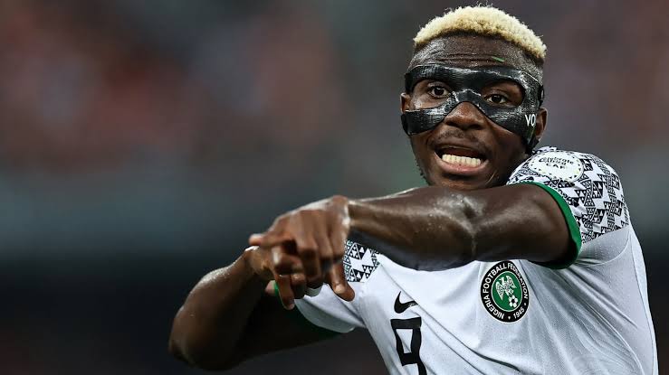 PrayNGMovement's tweet photo. We thank God for the Life of @victorosimhen9 as he has been confirmed able to Partake in Today's Match @CAF_Online. We pray that God's hand will rest on him and the rest of the team as the @NGSuperEagles overcome today.

#SuperEagles 
#Semifinals
#football 
#AfricanFootball https://t.co/lm4WVBeoHX