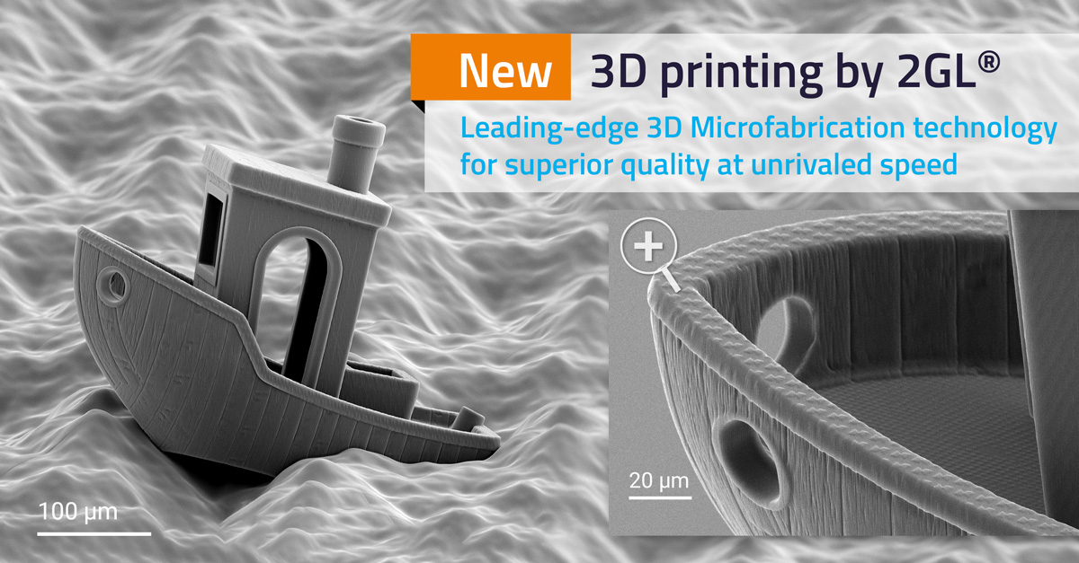 #3Dprinting by #2GL® delivers superior precision at unrivaled speed. What to do with such a high level of precision? Let's 3D print some cool surface features. In the real #microscale world, there are so many potential applications for it. More 👉tinyurl.com/mryk8t5z