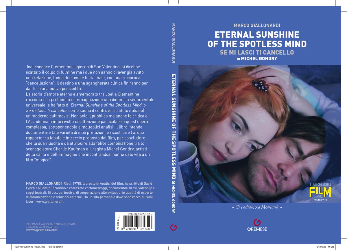 "Se mi lasci ti cancello", ovvero il cult-movie "Eternal sunshine of the spotless mind", analizzato da Marco Giallonardi in un libro, è stato oggetto della puntata di ieri di #Radio3HollywoodParty Potete ora riascoltarla a questo link: raiplaysound.it/audio/2024/02/… 
<a href="/enricomagrelli/">Enrico Magrelli</a>