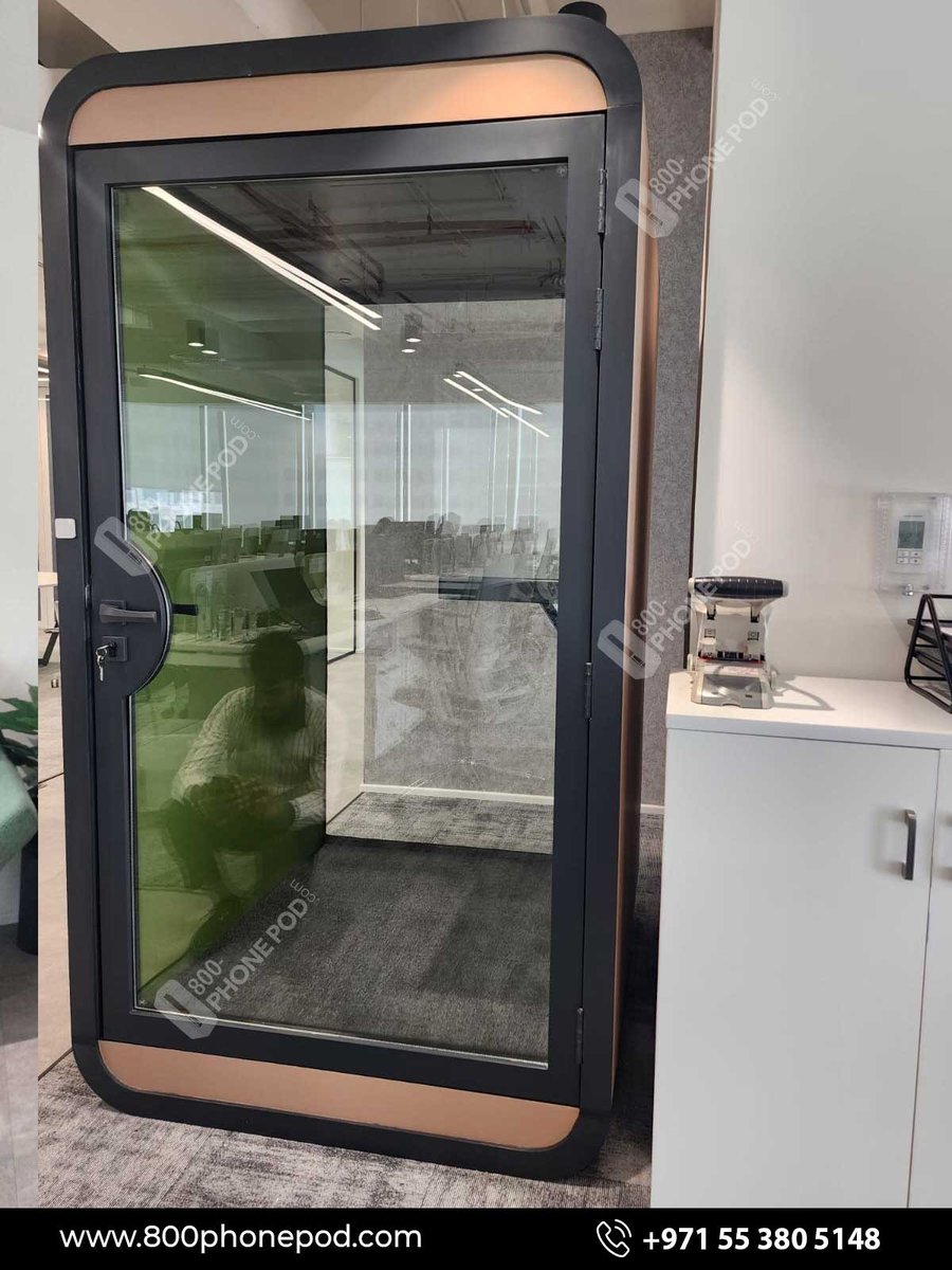 800Phonepod's tweet photo. Introducing our latest #project: A Single Acoustic Pod (#SPOD) at #HortonInteriors, #Dubai! 
Witness the seamless integration of style &amp; functionality in creating a #tranquilworkspace.
Ready to Elevate Your Office #Aesthetics?
📞Call Now: +971 55 380 5148
#Acoustic #singlepods https://t.co/ny3y9b9Yyw
