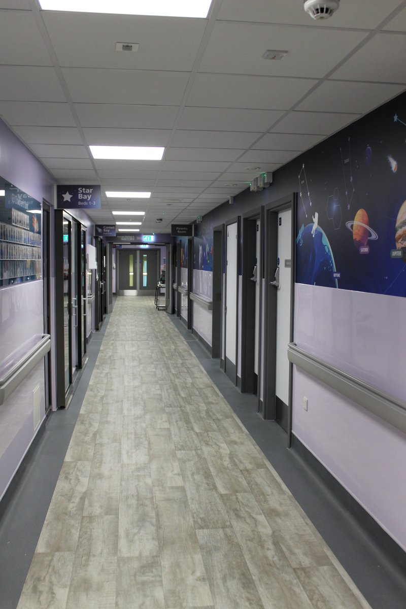 Our new look £3.5 million Children's Trauma Unit. 👇

Thanks to meteoric efforts 🚀🪐 from @charity_shc, everyone at <a href="/SotonChildHosp/">Southampton Children's Hospital</a> trauma and orthopaedic (G3 ward) are now enjoying state-of-the-art new facilities within a fun, space-themed environment.

uhs.nhs.uk/whats-new/pres…