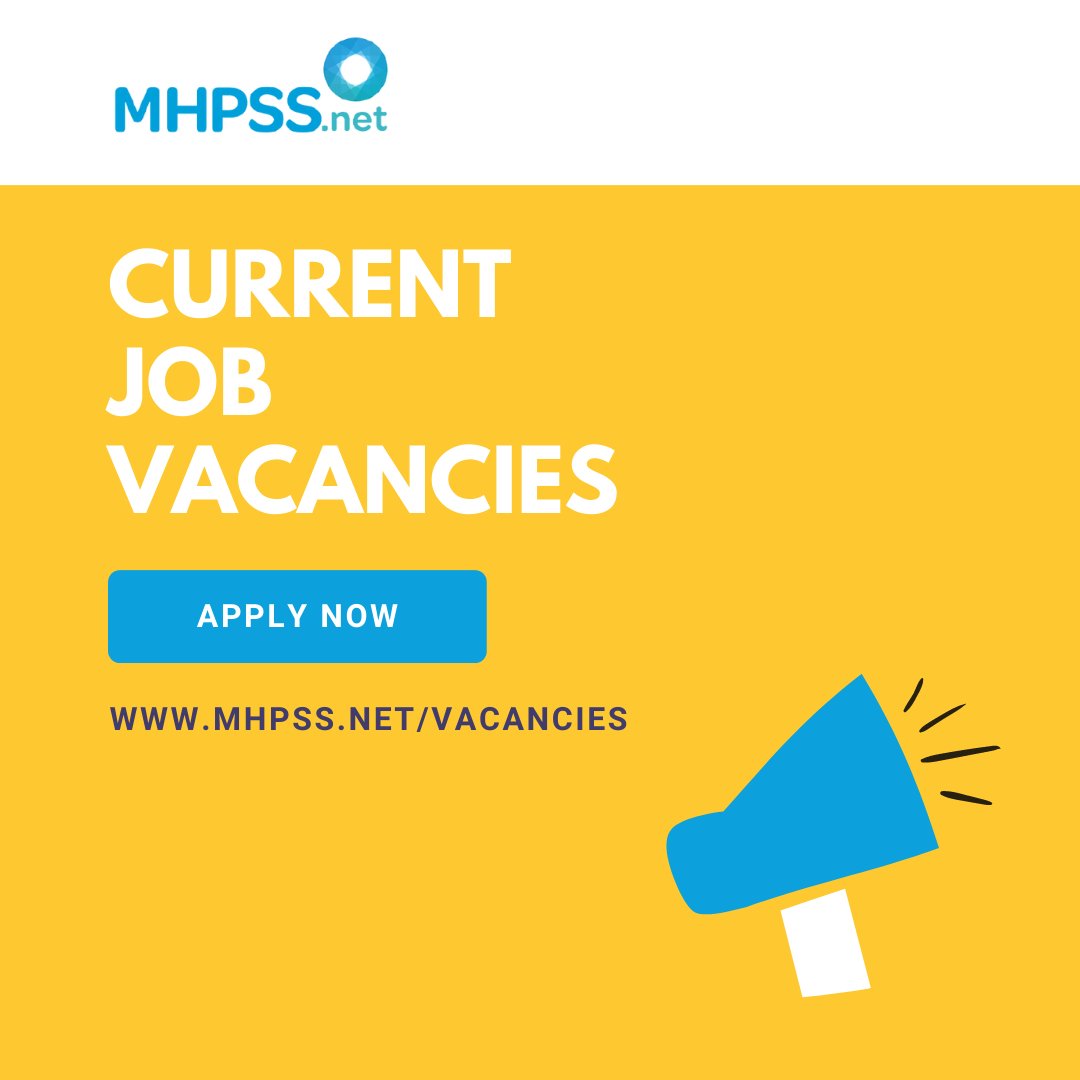 📣 APPLY 🌍 Over 20 current vacancies on MHPSS.net in over 15 countries 🇺🇦🇸🇩🇸🇸🇧🇶🇶🇦🇬🇷 in the 'Vacancies' section of MHPSS.net 🔗app.mhpss.net/vacancies bit.ly/3EC69wh