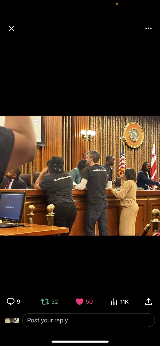 ThawtfulWard7's tweet image. Yesterday at the hearing @councilofdc #SecureDC