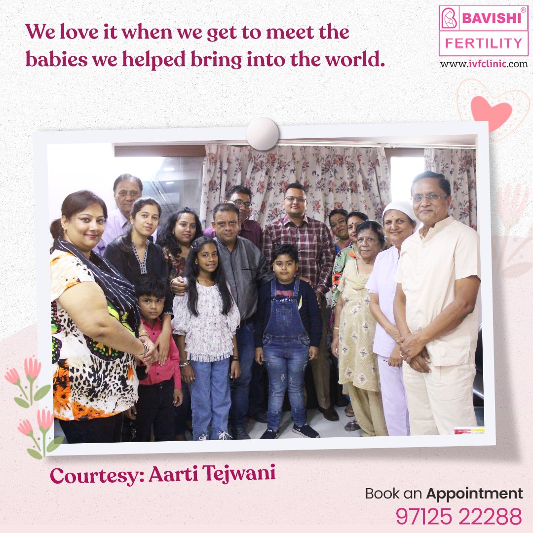 We love it when we get to meet the babies we helped bring into the world.
.
.
.
.

#bavishifertilityinstitute #Baby #BornatBFI #IVF #IVFIndia #IUI #IUIIndia #FertilityHospital