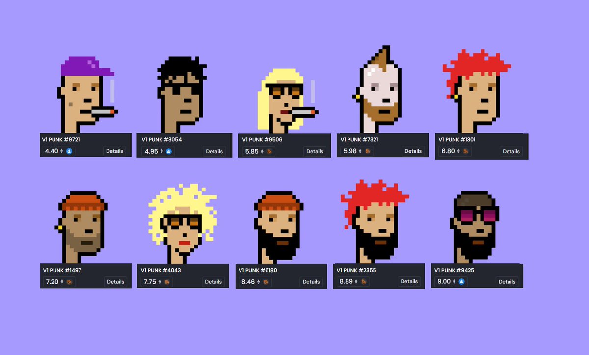 The original CryptoPunks tweet media