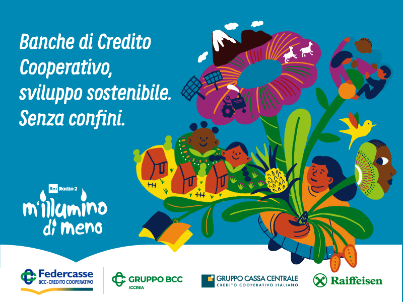 Il Credito Cooperativo - attraverso Federcasse - aderisce a #milluminodimeno, ricordando i progetti internazionali del Credito Cooperativo per uno sviluppo sostenibile e inclusivo: 𝗠𝗶𝗰𝗿𝗼𝗳𝗶𝗻𝗮𝗻𝘇𝗮 𝗖𝗮𝗺𝗽𝗲𝘀𝗶𝗻𝗮 𝗶𝗻 𝗘𝗰𝘂𝗮𝗱𝗼𝗿 𝗲 𝗟𝗲 𝗕𝗖𝗖 𝗰𝗼𝗻 𝗶𝗹 𝗧𝗼𝗴𝗼
