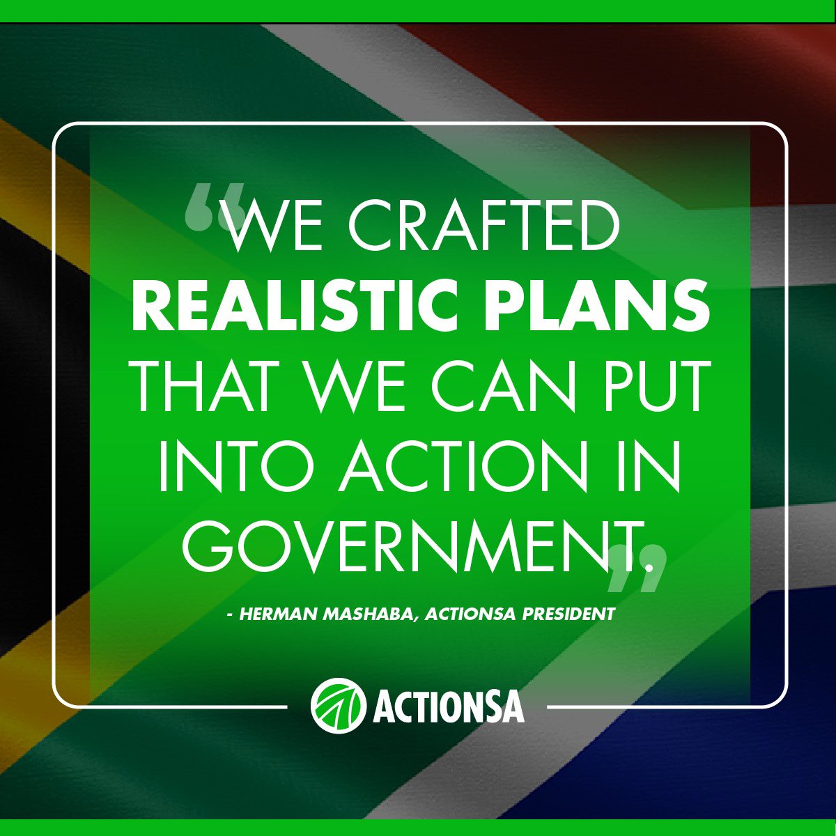 Re: State Of The Nation Address SoNA: We Shouldn’t Make the Same Mistake Twice, @Action4SA Has a Plan to Fix SA {Thread}