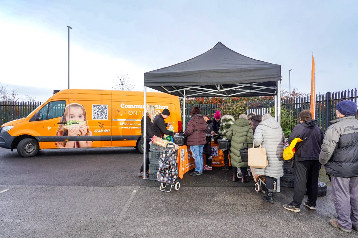 Thanks to @Ocado's support, we’ve launched @CommunityShops On the Go to help thousands more families access affordable food. On the Go is a fully stocked mobile shop, with baskets of healthy, staple foods and household products for as little as £3. bit.ly/3SOwsXD