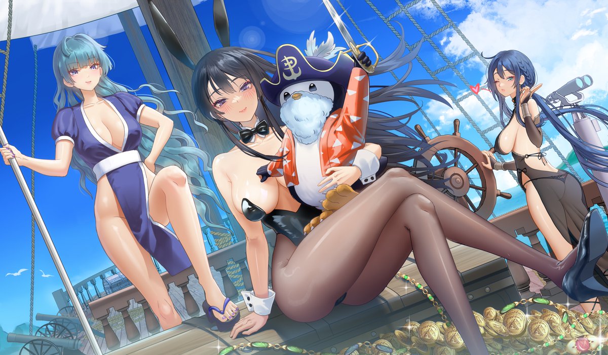 kumatmo.eth (@kumatmo) on Twitter photo This is an commission #artwork for @AraGun_eth, for his <a href="/pudgypenguins/">Pudgy Penguins</a> #6087 and <a href="/LivesOfAsuna/">Lives of Asuna</a> #7153, #9898 and #1378.
I myself associate it with the previous piece of artwork for @RL00xx, since there are penguin and asunas in the composition. 😊
and~~ it's fun to draw this This is an commission #artwork for @AraGun_eth, for his <a href="/pudgypenguins/">Pudgy Penguins</a> #6087 and <a href="/LivesOfAsuna/">Lives of Asuna</a> #7153, #9898 and #1378.
I myself associate it with the previous piece of artwork for @RL00xx, since there are penguin and asunas in the composition. 😊
and~~ it's fun to draw this