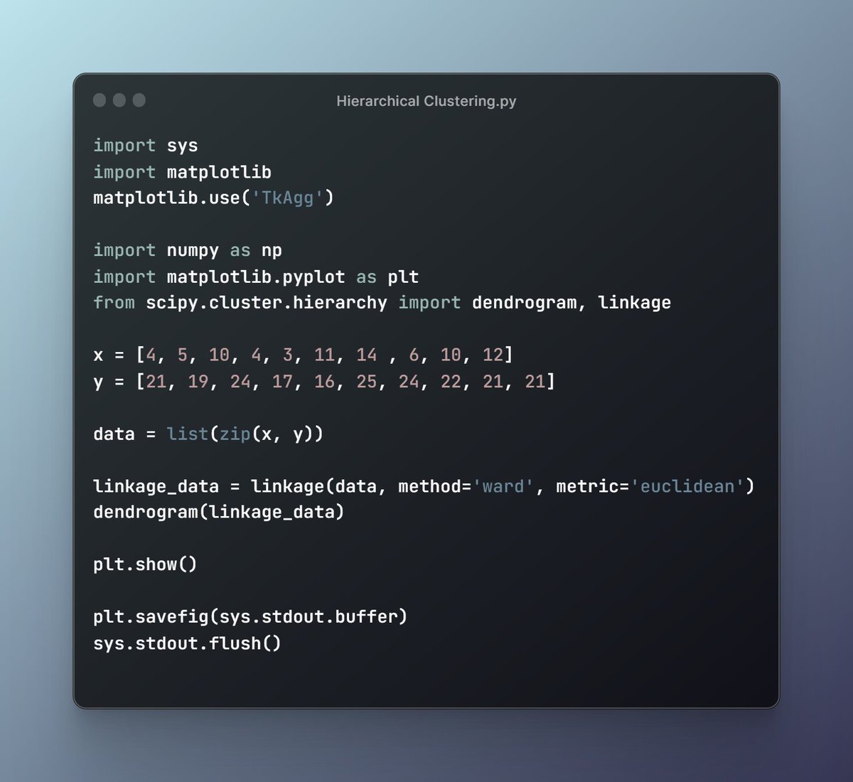 SaritKu50968620's tweet photo. Visualizing Hierarchical Relationships with Dendrograms in Python

#python
#datavisualization
#hierarchicalclustering
#dendrogram
#scipy
#matplotlib
#dataexploration
#clustering
#MachineLearning https://t.co/XLjqE3i3PR