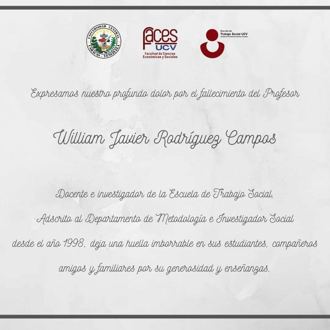 Escuela de Trabajo Social UCV (@trabajosocialtk) on Twitter photo 