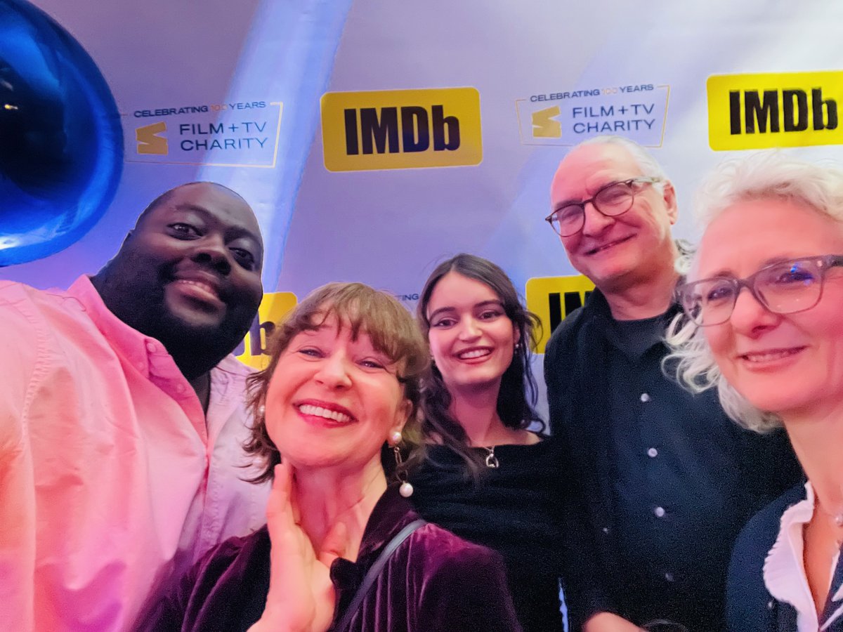 Thank you @FilmTVCharity and @IMDb for a fantastic night celebrating 100 yrs in business! And for the grant to finish our short film Ruthless which has won 21 awards! #shortfilm #writer #film #charity #Bloomsburyballroom