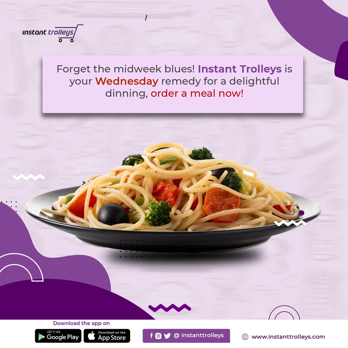 Order a meal now... #UseInstantTrolleys #WednesdayVibes #FoodGroceryLogistics Opay #drakevideo Veekee James #Elections2024 POS Grammy Missy Enough is Enough The Federal Government