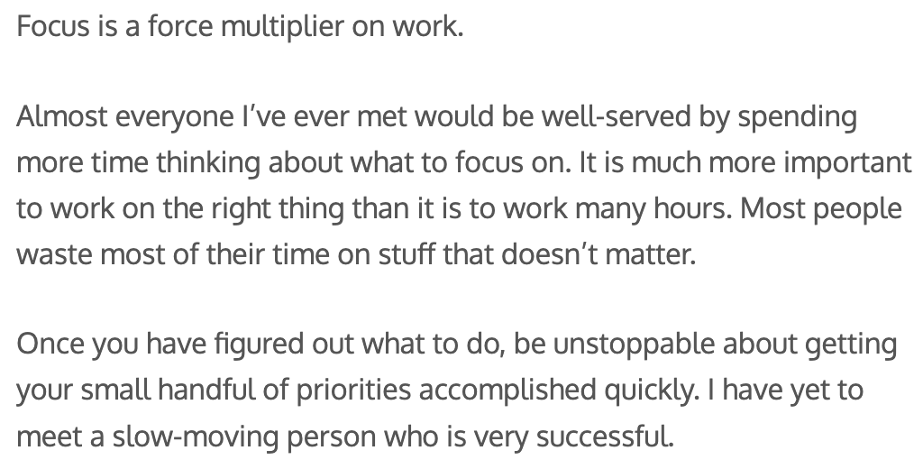 zfellows's tweet photo. Sam Altman: "I have yet to meet a slow-moving person who is very successful." https://t.co/5QzHnMt6uY