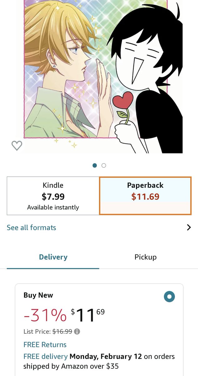 It looks like my manga is on sale on Amazon right now!! 👀 If you wanted to buy The Girl That Can't Get a Girlfriend, now might be your chanceee!! 🏃 amzn.to/3c1JMp5