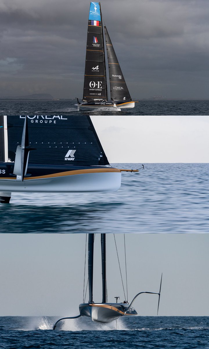 Les entrainements s'enchainent à Barcelone sur l'AC40 transformé en mode LEQ12. Chaque sortie apporte de nouveaux enseignements qui renforcent les connaissances de l'équipe en vue de la prise en main du futur AC75 🚀 

#AC37 #AmericasCup #OrientExpressRacingTeam
