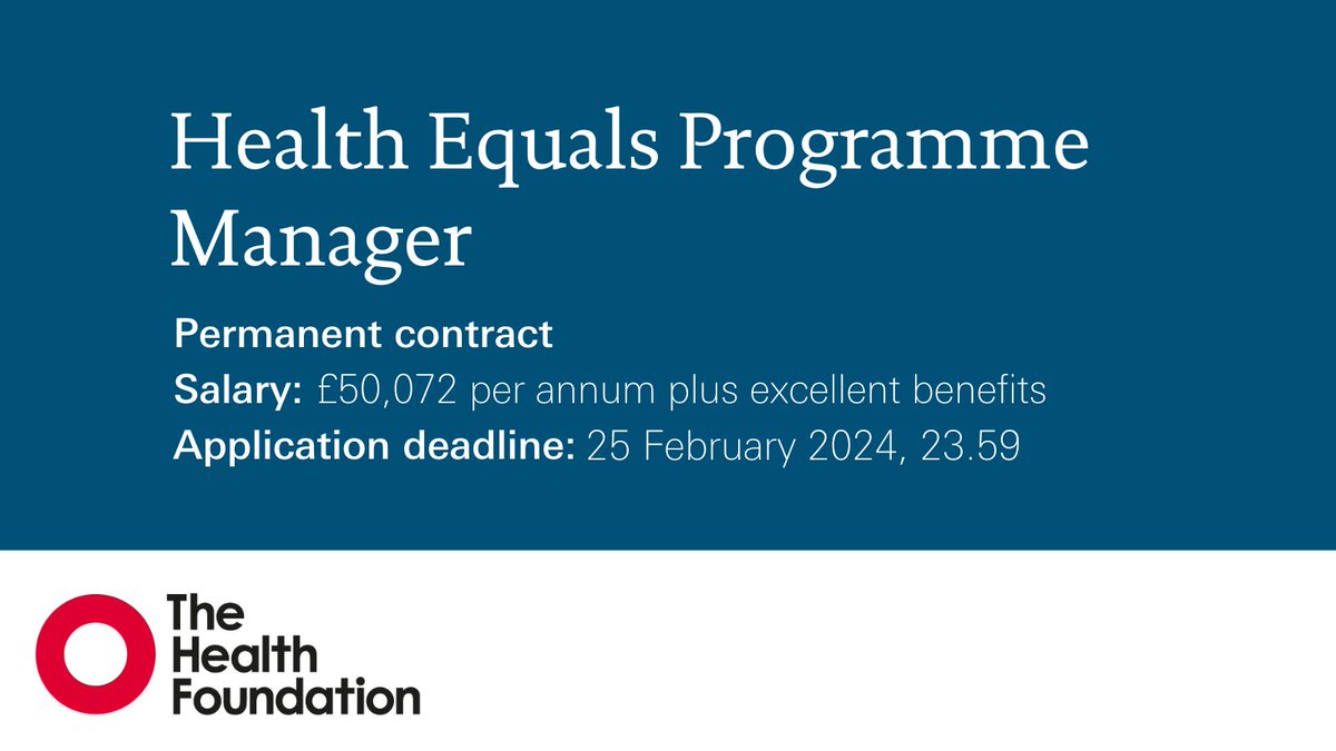 The Health Foundation tweet media