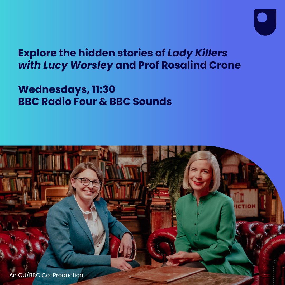Today at 11:30 @BBCRadio4, @lucy_worsley & @rosalindcrone and barrister Nneka Akudolu look behind the scenes of #Ladykillers - the detective work, piecing the evidence together, listening to these women's voices Go further behind the scenes 👇 ow.ly/xjG750QrECe