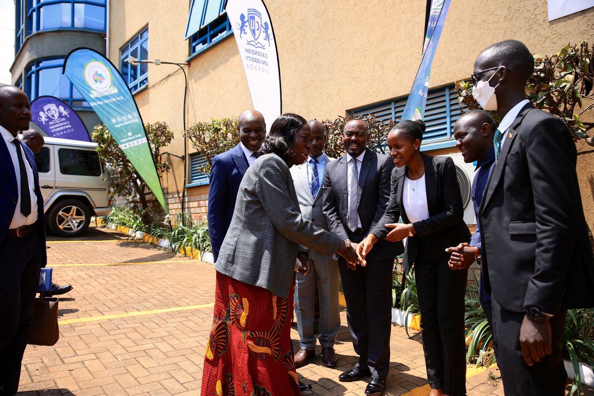 NaigaDoreen2's tweet photo. Exciting moment at Cavendish University! Hon. Rebecca Alitwala Kadaga, 1st Deputy Prime Minister and Minister for East African Community Affairs, has just graced the EAC Youth Seminar (Uganda) as our Chief Guest . @RebeccaKadagaUG @Mbidde @EACYouthLeague #Naiga https://t.co/rmMcSQewUF