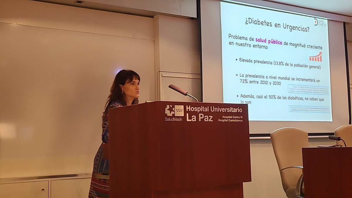 MGilMosquera's tweet photo. @semed @SEMESDiabetes @SEMESMadrid  Complicaciones de la DM con @zaidacs ¿cuantas vemos al cabo del año en los servicios de Urgencias?. Aprendiendo a identificarlas y tratarlas en la en la jornada de manejo de la diabetes en urgencias para MIR de @SEMESDiabetes https://t.co/Rn1yc6x8w6