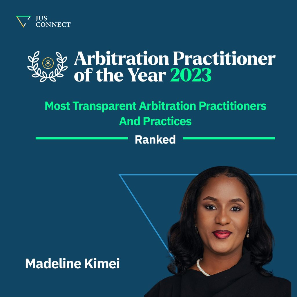 I am honored to share that iResolve™ Tanzania has been recognized as Sixth in the Most Transparent Arbitration Practitioners &amp; Practices category of <a href="/Jus/">🐼</a> Connect’s 2023 Data-Driven Rankings lnkd.in/e5C728pK
#DataBackedRankings <a href="/JusMundi_com/">Jus Mundi</a>
