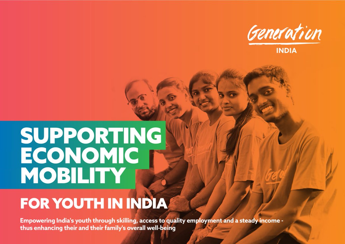 We’re delighted to present our Social Impact report 🌟

The report describes our journey from first launching programs in 2015 to having now supported > 53,800+ youth facing barriers to employment.

Read More at - gen.community/_Social-Impact… 

#GenerationIndia #EconomicMobility
