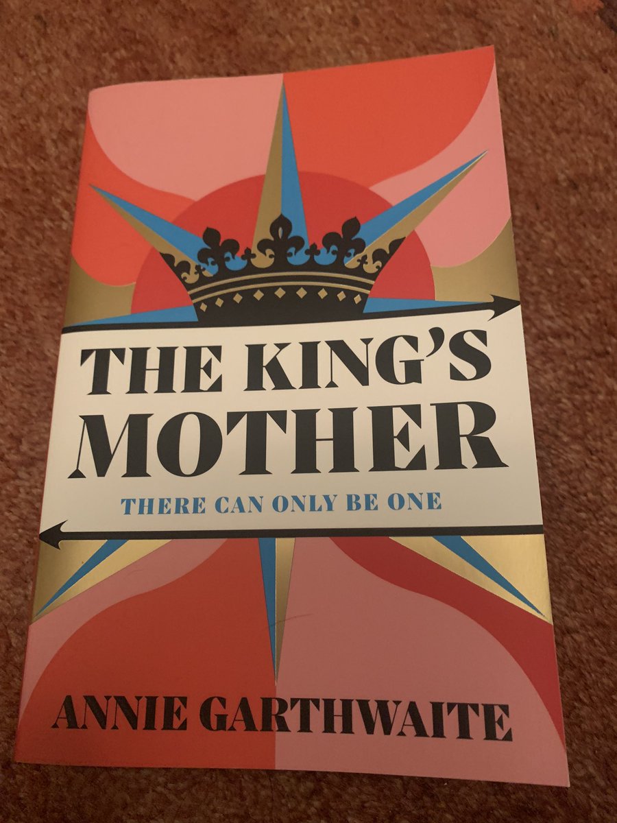 Big thank you to @anniegarthwaite @VikingBooksUK for this beauty. I’m a few pages in and already hooked! #TheKingsMother 📚
