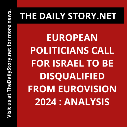 thedailystory_X's tweet image. "European politicians push for Israel's disqualification from #Eurovision2024, sparking intense debate. Will this decision stand? #ControversialMove #PoliticalTensions"
Read more: thedailystory.net/european-polit…