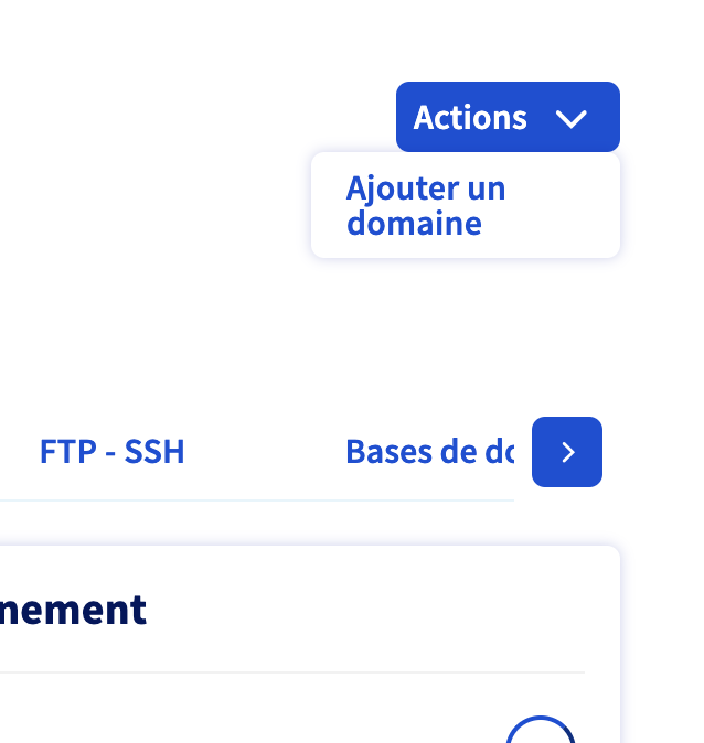 scavaille's tweet photo. @lerunnergeek @ovh_support_fr Si ton domaine est désormais chez OVH tu peux l'associer à ton hébergerment via le bouton Actions > Ajouter un domaine. Le bouton est présent dans l'onglet "Informations générales" de ton hébergement.
Tu vois ton domaine dans la liste ? https://t.co/f19lw7VHtO