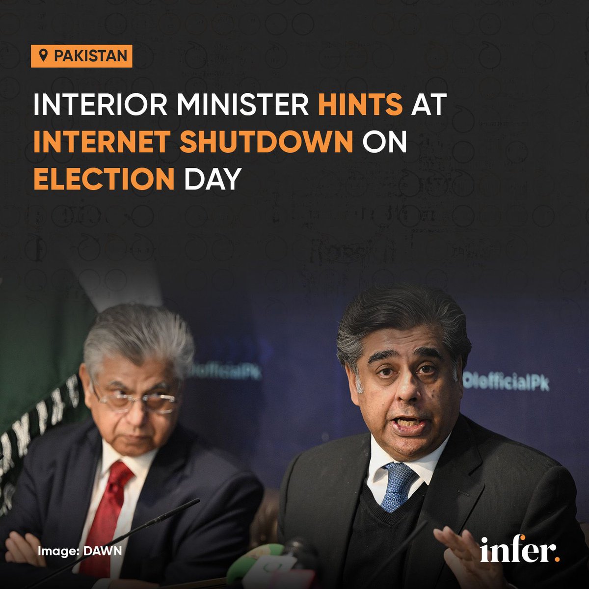 🚨: Interior Minister hints at possible internet suspension in security-threatened areas on election day, while Amnesty International urges uninterrupted access nationwide during polling. 
#ElectionSecurity #InternetAccess #BreakingNews #infer #Elections2024