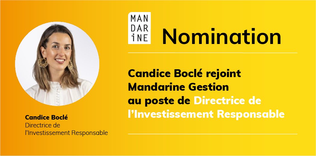 Mandarine Gestion annonce la nomination d’une Directrice de l’Investissement Responsable
➡️ En savoir plus mandarine-gestion.com/uploads/docs/0…
