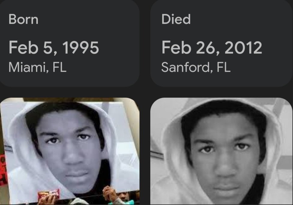 FBAGoddess444's tweet photo. The amount of hate on a post about a 17 yr old black American child is beyond RIDICULOUS‼️ I read about 4 or 5 post, one included Trayvon's dead body🤦🏾‍♀️(how the fuk did you even get that nvm) you people are diabolical and deranged as fuk! Trayvon Martin was a child, don't care how you feel about him, in the end he was a 17 yr old black American CHILD‼️ Oh, I forgot, our children are considered grown at 6yrs old. 

Rest in Power 🖤🙏🏾✊🏾🕊