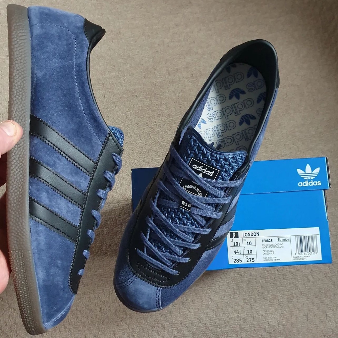 Adidas london cheap navy