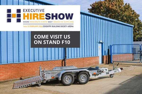 1 week to go! The Executive Hire Show 2024 is next Wednesday 14th and 15th next week 📅

Come see us on stand F10. Register here -- > executive-hire-show-2024.reg.buzz/website

#exhibitions #ehs2024 #executivehireshow #planthire #hire #planttrailers #towmatetrailers #builtrugged