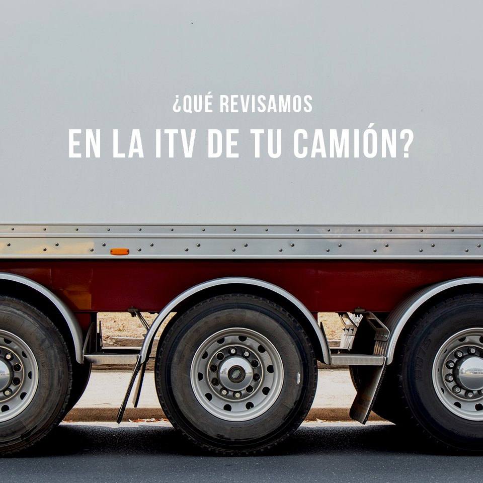 🚛Camiones y remolques de más de 3.500 kg de MMA pasan la #ITV anualmente los 10 primeros años desde su matriculación. Después, cada 6 meses. ¿Qué se revisa?⤵️

Luces, cristales, parachoques, matrículas, claxon, frenos, suspensión, puertas, ventanas, posibles fugas de aceite.