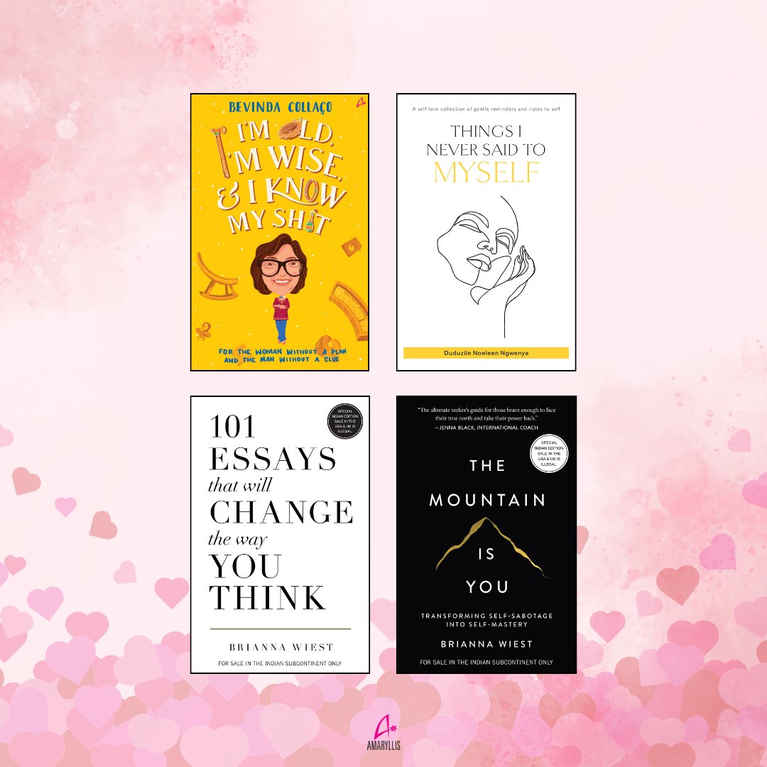 Love is in the air, but let's not forget the most important kind: self-love! Celebrating Valentine's Week with books that nurture the soul. 💖📚