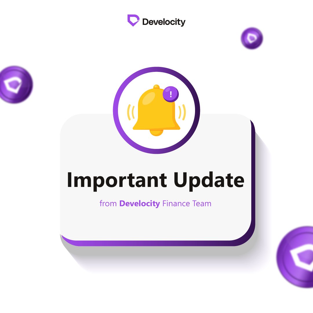 develocitygroup's tweet photo. 📝 An explanatory statement is on its way! Thanks for your patience🕒 https://t.co/GkXr7jNRLH