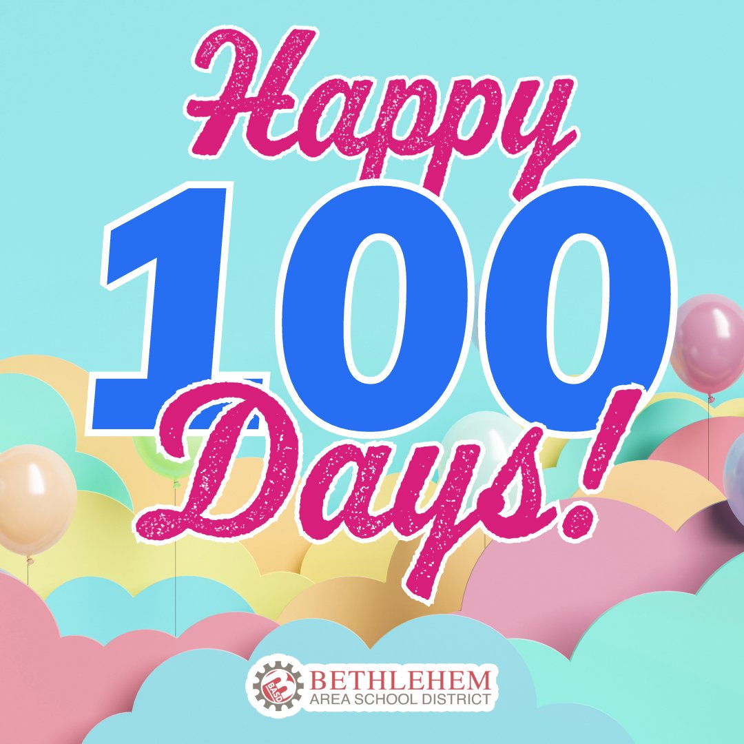 Happy 100 Days of School, BASD! 

#BASDcommunity
