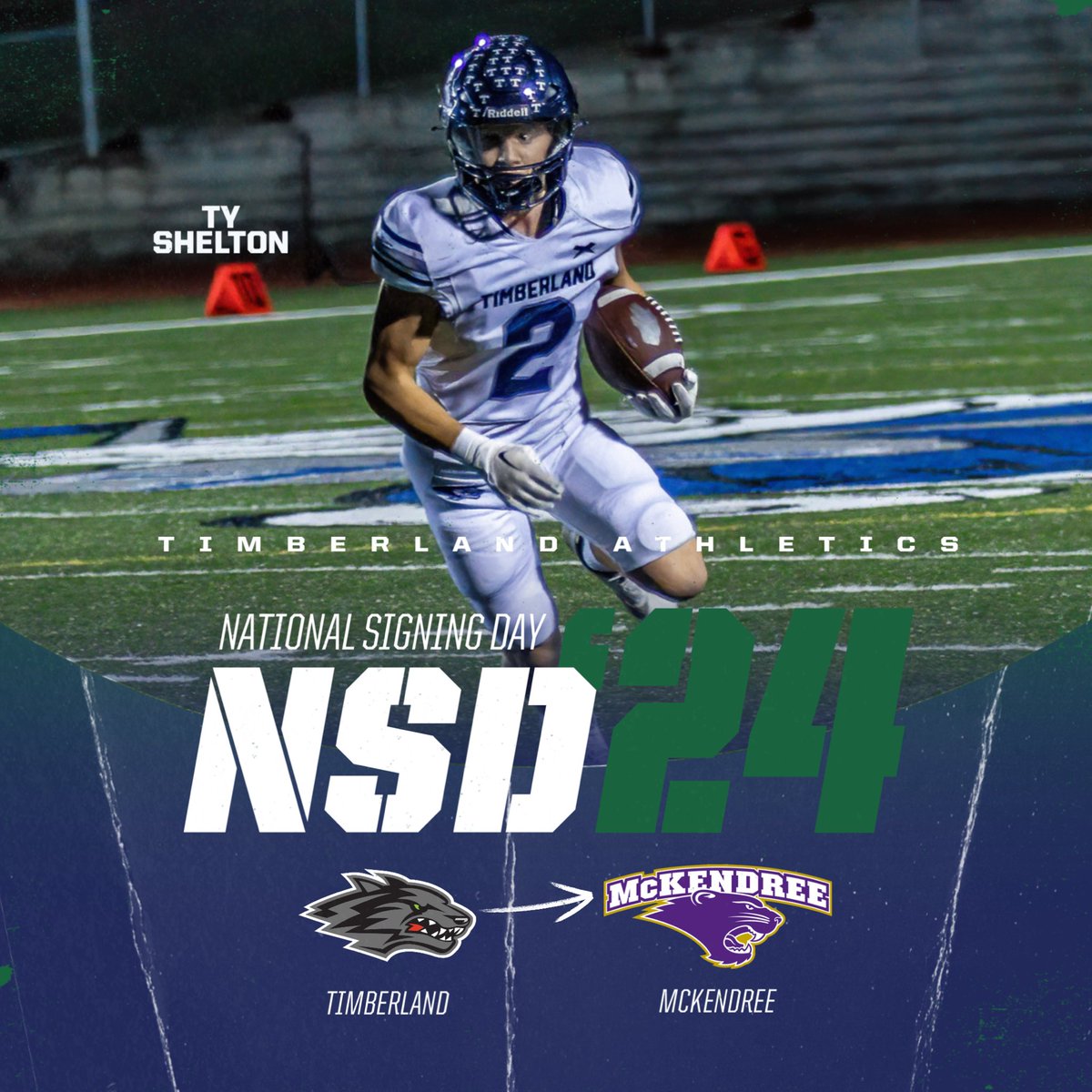 Come join us at 3pm today in the library to help congratulate <a href="/TyShelton17/">Ty Shelton</a> on signing to continue his football career at Mckendree!