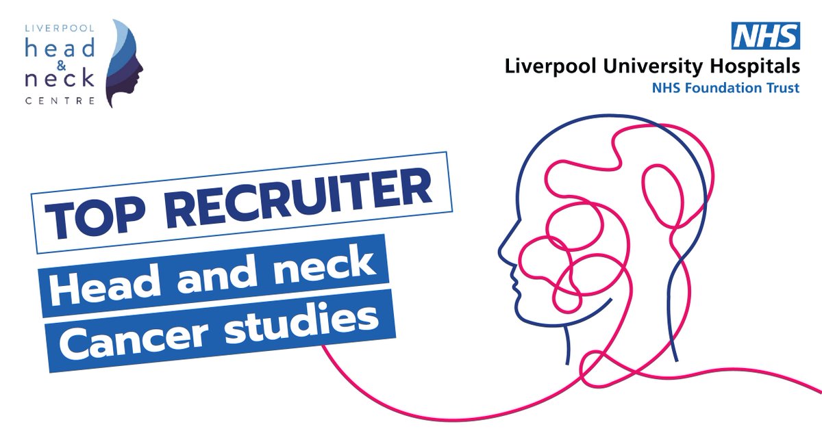 Top Research Recruiters for 2023/24!✨ @LivHospitals & @livHeadandNeck named the top recruiter of participants in head & neck research. The NW coast were named the highest in the country for recruitment enrolling over 300 patients, with LUHFT achieving the highest rate overall.