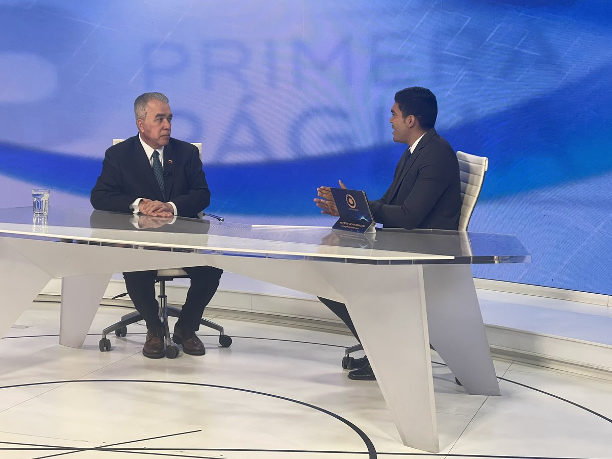 Estamos al aire en entrevista para @primerapagina. Reiteramos que en el cronograma electoral que proponemos desde @ADVenezuelaa, con comicios el 5 de julio, cuida de cada detalle para que tengamos unas elecciones transparentes. 🇻🇪 Los invito a sintonizarnos por @globovision. 📡…