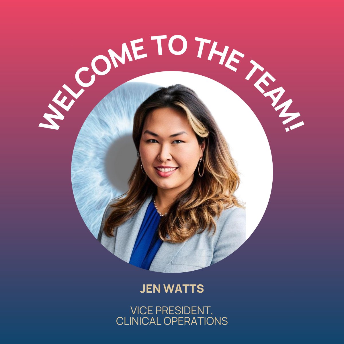We welcome Jen to the team as our Vice President, Clinical Operations. 🎉 

#WelcomeAboard #GeneTherapy #ophthalmology #ComplementBiology #team #JobOpening #JoinUs