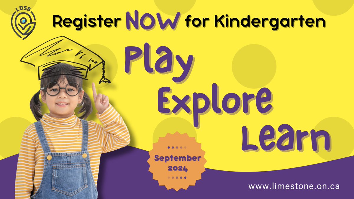 Calling all three-year-olds, Kindergarten registration is underway.  If your child was born in 2020, register now so they can begin in Sept. We will now be accepting open boundary applications for the upcoming school year. To get started click bit.ly/Kinder_2024.