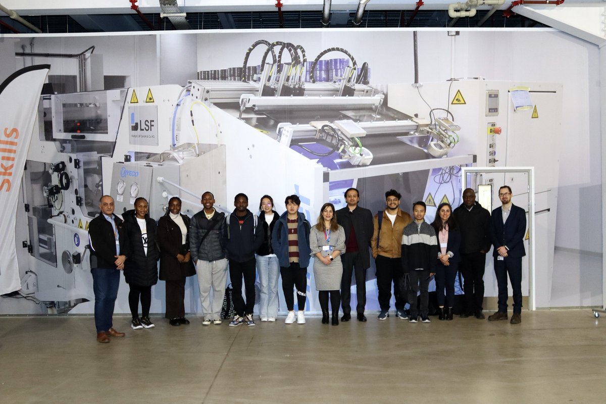 We were delighted to host a group of MSc Project Management students from @covcampus for a tour of our facility. 🎓 The visit provided them with an opportunity to gain insights into the practical aspects of project management in our industry. #batteries #university #students
